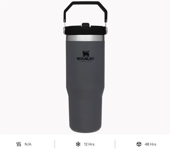 تصویر تراول ماگ استنلی مدل IceFlow Flip Straw